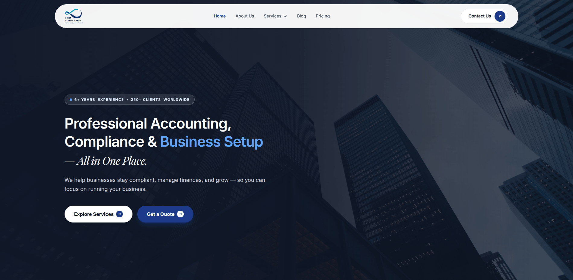 Infin Consultants case study